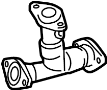 View Pipe. Exhaust. Connector. Intermediate. (Front) Full-Sized Product Image 1 of 2