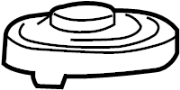 View Coil Spring Insulator (Front, Upper) Full-Sized Product Image 1 of 2