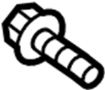 Image of Seat Armrest Bolt image for your 2012 Toyota Sienna 2.7L A/T FWD LE Mini Passenger Van 