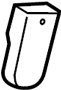 Image of Seat Hinge Cover (Front, Rear, Upper) image for your 2012 Toyota Sienna 2.7L A/T FWD LE Mini Passenger Van 
