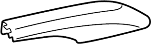 View Roof Rack Cover (Rear, Upper) Full-Sized Product Image