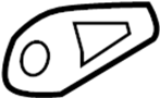 Image of Sliding Door Handle Gasket (Rear) image for your 2019 Toyota Sienna   
