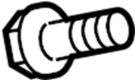 View Quarter Panel Glass Latch Bolt Full-Sized Product Image 1 of 1