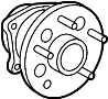 Image of Wheel Bearing and Hub Assembly (Rear) image for your 2004 Toyota Sienna   