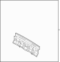 Image of Rear Body Panel (Rear, Lower) image for your 2013 Toyota Sienna  Base Mini Passenger Van 