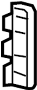 View Bumper Cover Support Rail (Rear, Upper, Lower) Full-Sized Product Image 1 of 2
