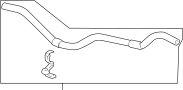 View Automatic Transmission Oil Cooler Hose Full-Sized Product Image 1 of 2