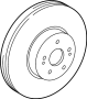 Image of Disc Brake Rotor (Front) image for your 2011 Toyota Camry   