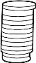 View Suspension Strut Bellows (Upper) Full-Sized Product Image