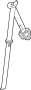 Image of Seat Belt Lap and Shoulder Belt (Rear) image for your 2013 Toyota Sienna  XLE Mini Passenger Van 