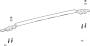 Image of Roof Luggage Carrier Side Rail image for your 2019 Toyota Prius c   