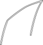 Image of Window Channel (Front, Rear, Lower) image for your 2018 Toyota C-HR   