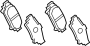 View Disc Brake Pad Set (Rear) Full-Sized Product Image 1 of 2