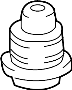 View Suspension Crossmember Insulator (Rear) Full-Sized Product Image 1 of 4