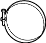 View Engine Air Duct Clamp (Upper) Full-Sized Product Image