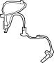 View ABS Wheel Speed Sensor (Left, Front) Full-Sized Product Image