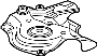 Image of Suspension Subframe Reinforcement Bracket (Front, Rear) image for your 2013 Toyota Matrix   