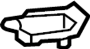 Image of Hinge retainer. RETAINER, CONSOLE CO.  Included with: Console. image for your 1983 TOYOTA CAMRY
