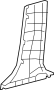 Image of Door Pillar Post Trim Set (Lower) image for your 2009 Toyota Matrix   