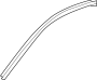 Image of Door Reveal Molding (Front, Upper) image for your 2020 Toyota Avalon   