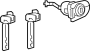 Image of Door Lock Cylinder image for your 2010 Toyota Camry   