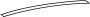 Image of Door Reveal Molding (Rear, Upper) image for your 2020 Toyota Avalon   