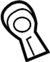 Image of Tie Down Hook (Front, Rear, Lower) image for your 2016 Toyota Prius   