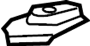 Image of Deck Lid Stop Buffer image for your 2024 Toyota GR Supra   