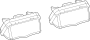 View License Plate Light Assembly Full-Sized Product Image