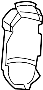 View Heat. Shield. Manifold. Insulator. Catalytic Converter. Exhaust. (Lower) Full-Sized Product Image