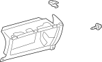 Image of Glove Box Assembly image for your 2001 Toyota Sienna   