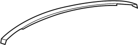 Image of Roof Drip Molding image for your 2022 Toyota 4Runner  TRD Off-Road Sport Utility 