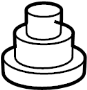 View Suspension Crossmember Insulator (Front, Rear, Lower) Full-Sized Product Image 1 of 7