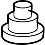 View Suspension Crossmember Insulator (Rear, Lower) Full-Sized Product Image