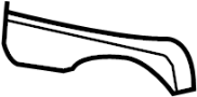 Image of Bumper Seal (Front, Upper) image for your 2008 Toyota Camry  XLE SEDAN 