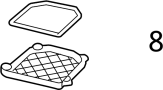 View Gasket. HEADLIGHT. Cover.  Full-Sized Product Image