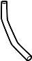 Image of Hose. Water BY - Passenger. Drive Motor Inverter Radiator. Engine Coolant.  Hose that attaches to. image for your 2003 TOYOTA PRIUS