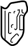 View Plate. Bracket. (Front, Rear, Lower) Full-Sized Product Image 1 of 3
