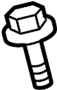 Image of Drive Motor Inverter Bolt image for your 2001 TOYOTA TUNDRA SR-5