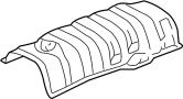 Image of Floor Pan Heat Shield (Rear) image for your 2013 Toyota RAV4  XLE Sport Utility 