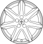 Image of Wheel Cover image for your 2014 Toyota Highlander   