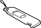 Image of Sun Visor (Left) image for your 2007 TOYOTA PRIUS