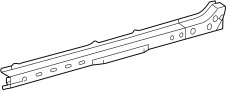 Image of Rocker Panel Reinforcement (Rear) image for your 2018 Toyota Prius c   
