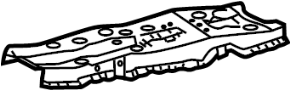 Image of Floor Support image for your 2015 TOYOTA PRIUS