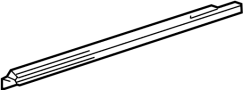 Image of Door Window Belt Weatherstrip (Front) image for your 2020 Toyota 4Runner   