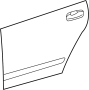 View Door Outer Panel (Rear) Full-Sized Product Image 1 of 1