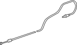 Image of Fuel Filler Door Release Cable image for your 2005 TOYOTA PRIUS