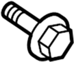 Image of BOLT. Shroud.  A bolt used to mount the. image for your 2018 TOYOTA CAMRY