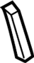 Image of Liftgate Reveal Molding (Lower) image for your 2008 Toyota Solara   
