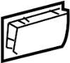 Image of Bumper Impact Absorber Bracket (Rear) image for your 2021 TOYOTA PRIUS